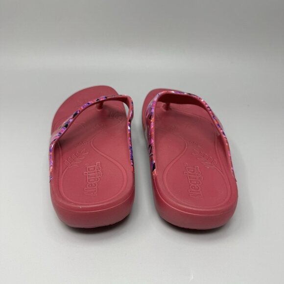 Alegria Womens Ode Recovery Thong Sandal Size 5.5 US 36 EU Purple Flower Print - Picture 5 of 7